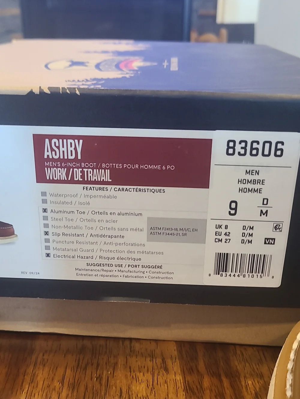 IRISH SETTER Ashby BOOTS BY RED WINGS New In Box Mens 9